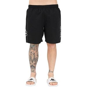 Kappa Costume da Bagno shorts pantaloncini UOMO Nero LOGO WOGOZ