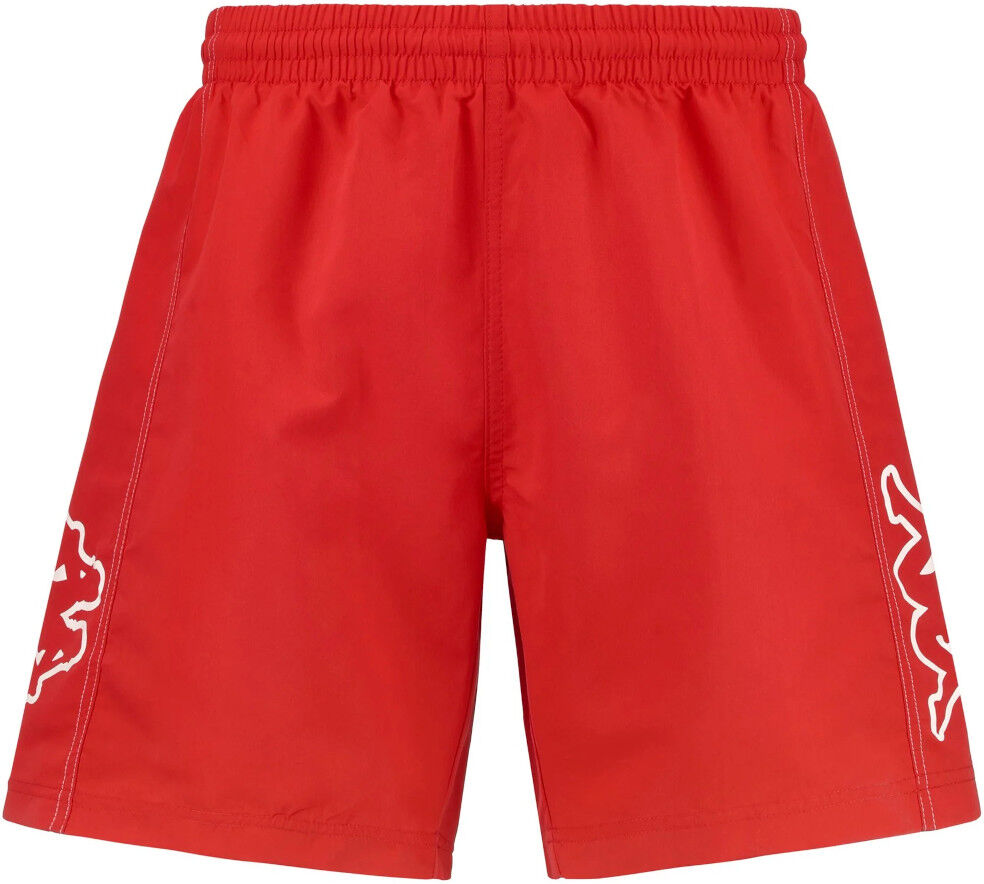 Kappa Costume da Bagno pantaloncini UOMO Banda 222 Rosso LOGO WOGOZ