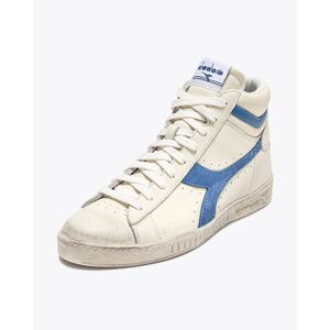 Diadora Scarpe Sneakers UOMO GAME L HIGH WAXED Bianco Blue T2