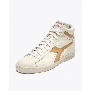 Diadora Scarpe Sneakers UOMO T2 GAME L HIGH WAXED Bianco Beige Lifestyle