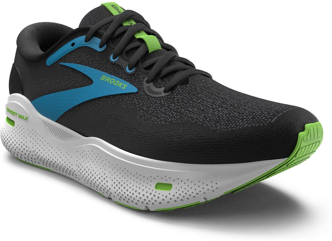 Brooks Scarpe da Corsa Running UOMO Nero Blue Ghost Max Ammortizzate