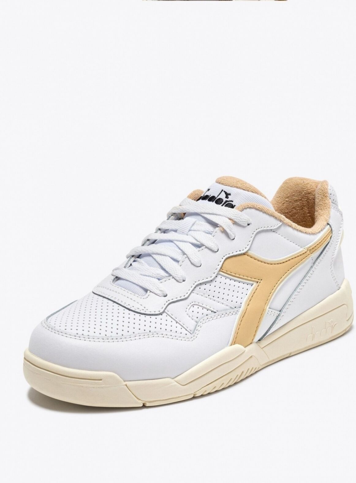 Diadora Scarpe Sneakers UOMO WINNER Bianco Giallo T2