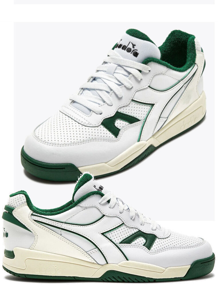 Diadora Scarpe Sneakers UOMO WINNER Bianco Verde T2