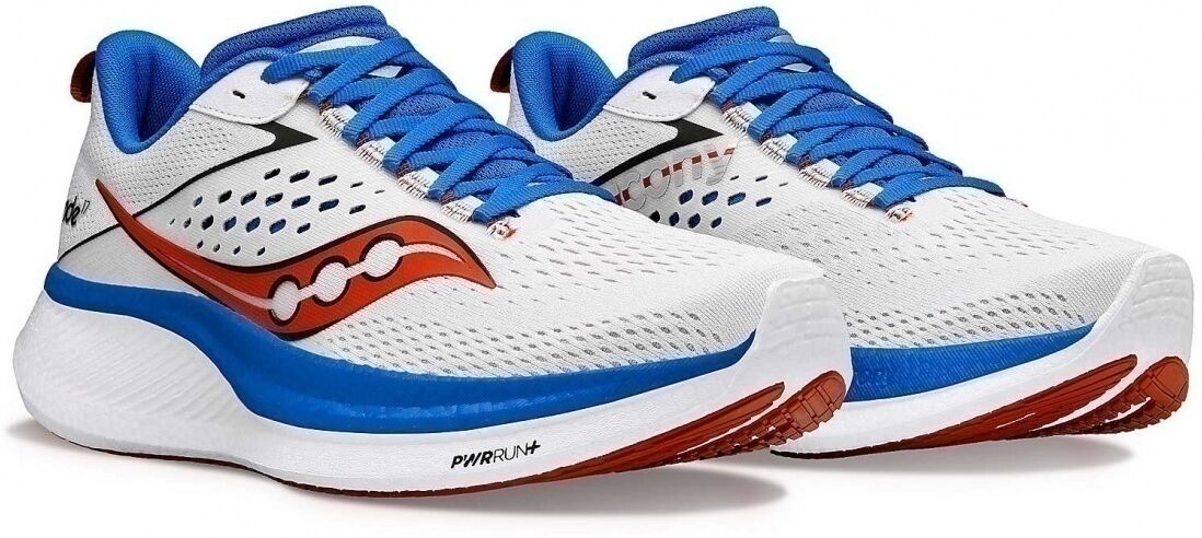 Saucony Scarpe da Corsa Running UOMO RIDE 17 White Cobalt