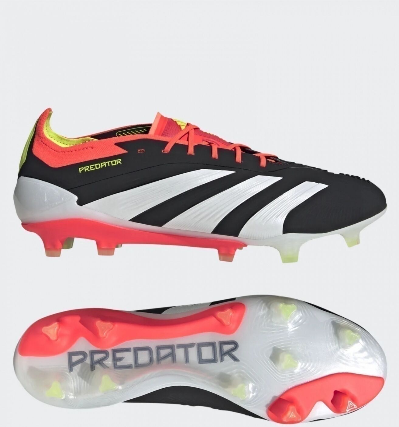 adidas Scarpe Calcio Top Di gamma Predator Elite FG UOMO Nero Rosso