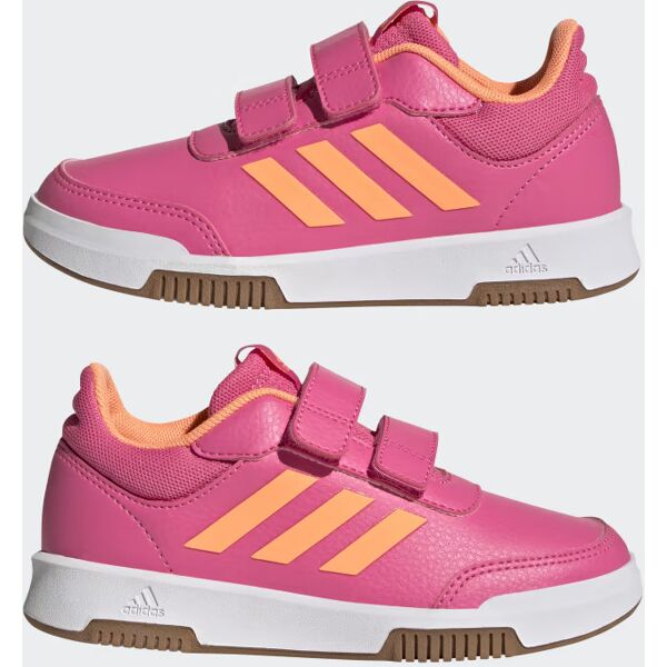 adidas scarpe sneakers bambina tensaur sport strappi feltro rosa tempo libero