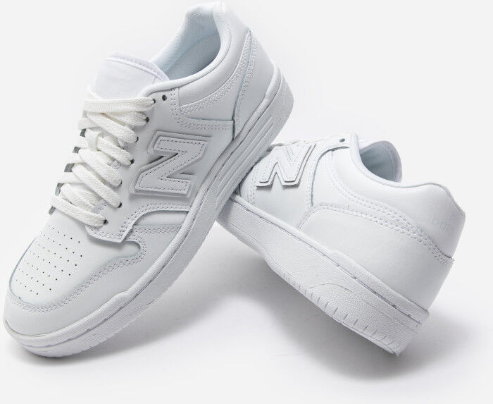 New Balance Scarpe Sneakers Unisex 480 L3W Total White Low Court Lifestyle