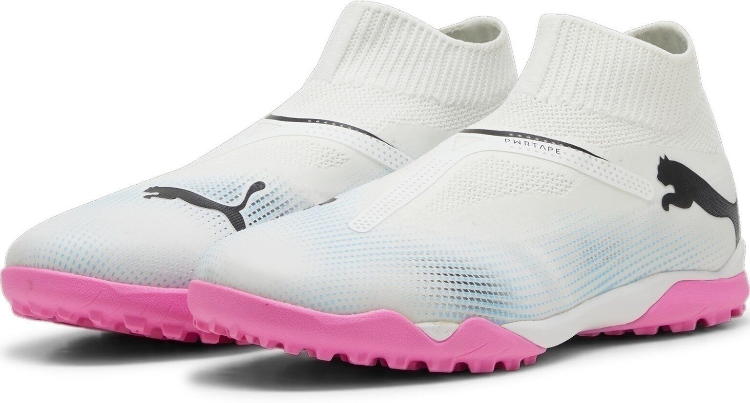 Puma Scarpe Calcio Calcetto Future 7 Bianco Sintetico Match Laceless Turf