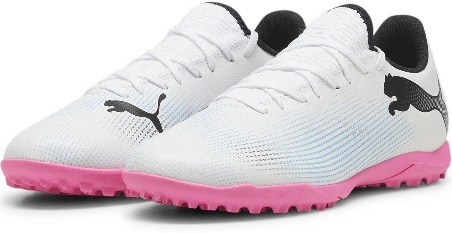 Puma Scarpe Calcio Calcetto Future 7 Play TURF Trainers Bianco