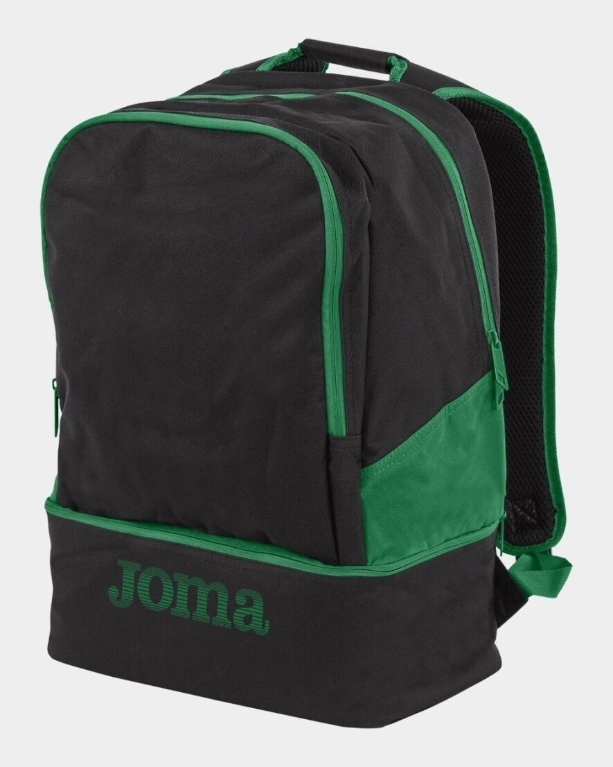 Joma Zaino Backpack MOCHILA ESTADIO III Nero Verde Unisex poliestere