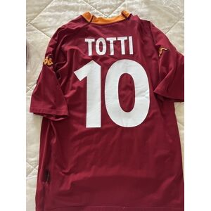 Kappa As Roma Maglia Calcio Rosso Totti 10 2000 2001 vintage storiche