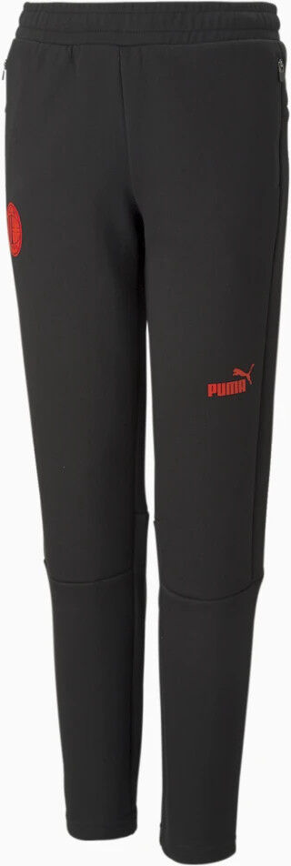 Puma Ac Milan Pantaloni tuta Pants 2022 23 Casuals Sweat Nero Ragazzo Bambino .