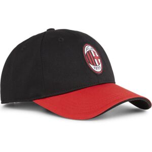 Puma Ac Milan Cappello Berretto Nero Baseball Fan Cotone 2024 Tempo Libero