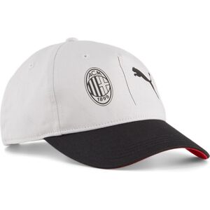 Puma Ac Milan Cappello Berretto Unisex Grigio Baseball Fan 2023 24 Cotone