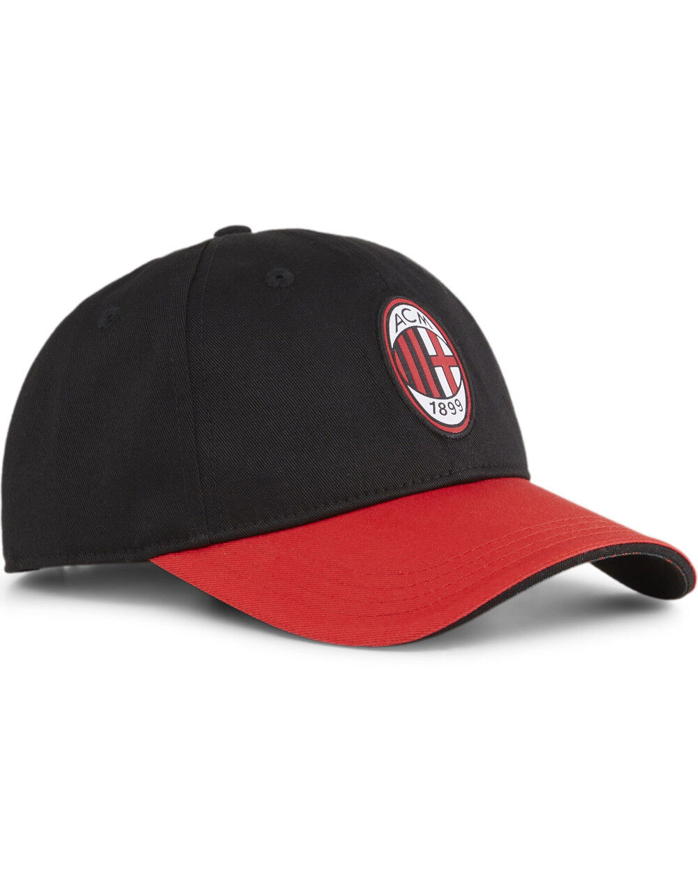 Puma Ac Milan Cappello Berretto Nero Baseball Fan Cotone 2024 Tempo Libero