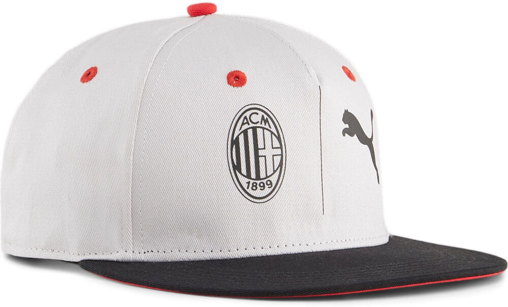 Puma Ac Milan Cappello Berretto Unisex Grigio Fan Flatbrim 2023 24