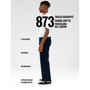 Dickies pantaloni casuals UOMO Blue scuro 873 WORK PANT Lifestyle