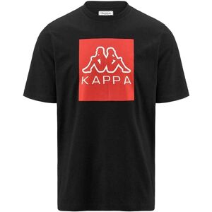 Kappa T-shirt maglia maglietta UOMO Banda 222 Nero LOGO EDIZ Cotone Jersey