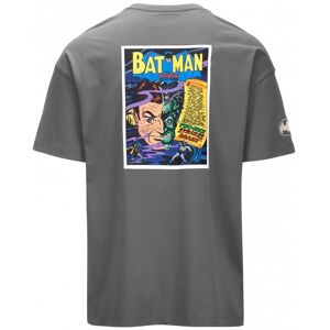 Kappa T-shirt tempo libero UOMO Grigio Authentic Zaki Warner Bros Batman Cotone