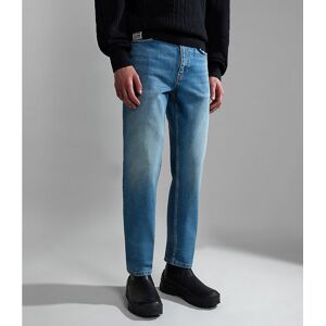 Napapijri pantaloni casual Jeans denim UOMO Celeste SOLVEIG Tasche senza zip