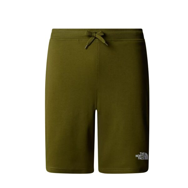the north face pantaloncini bermuda shorts uomo graphic light verde oliva