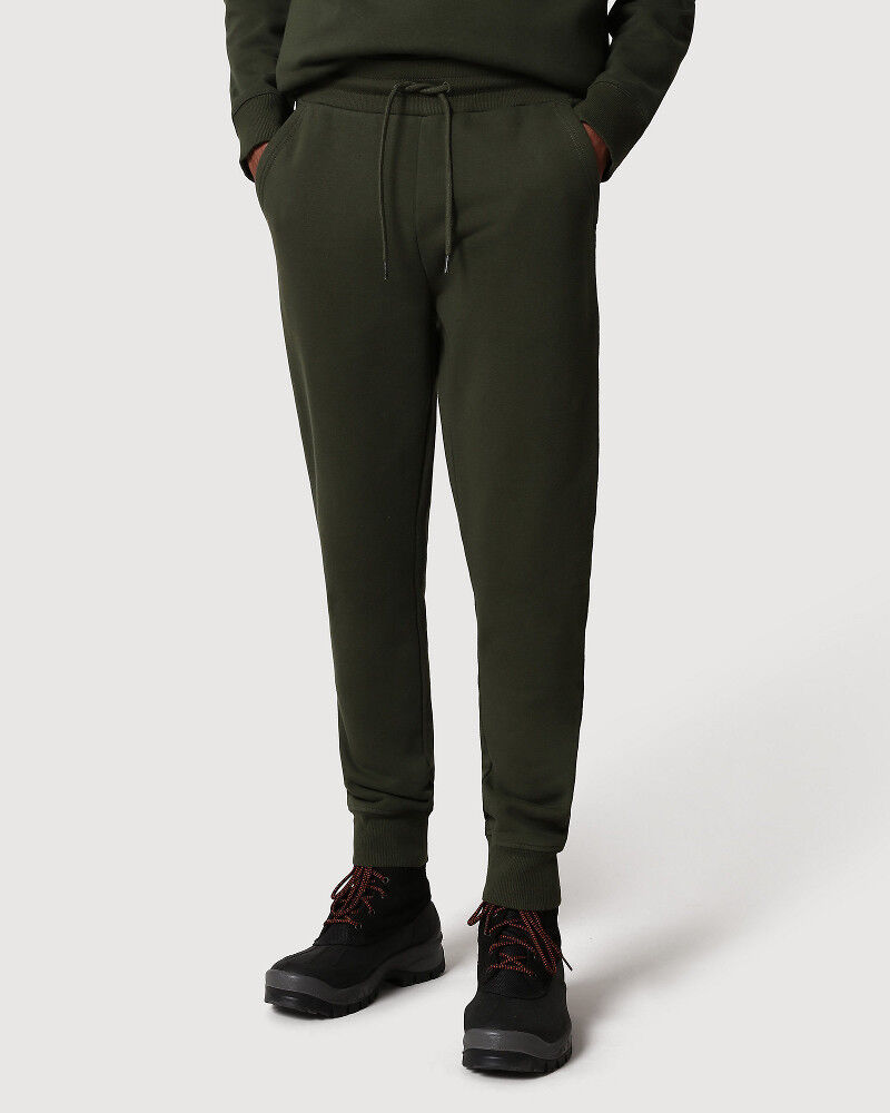 Napapijri Pantaloni tuta UOMO Verde MERBER Jogger Cotone Felpato