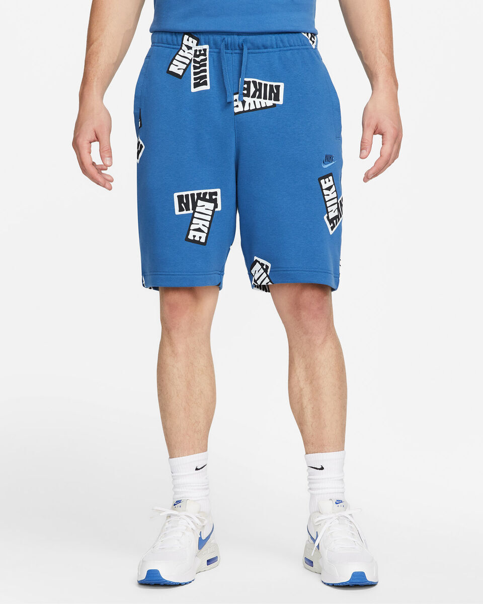 Nike Pantaloncini Shorts UOMO Blu Sportswear Sport Essentials+ Tasche senza zip