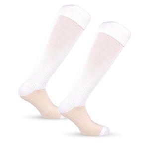 Dunlop Pedaci Calzettoni calcio Socks Unisex Bianco