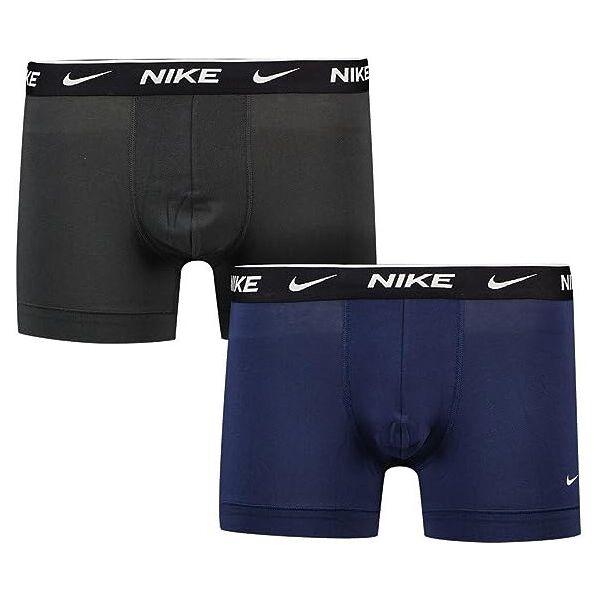 nike intimo boxer mutande uomo underwear brief 2 pack culotte nero blue cotone