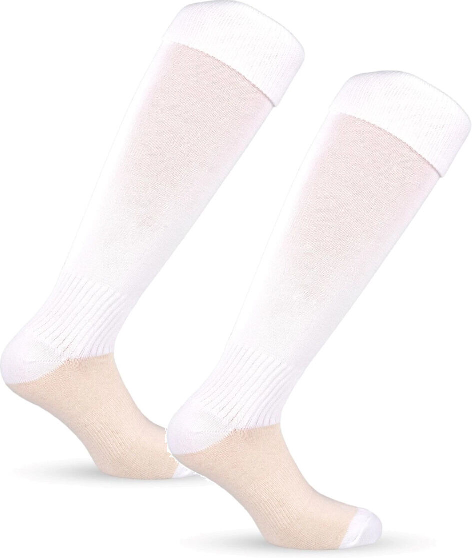 Dunlop Pedaci Calzettoni calcio Socks Unisex Bianco