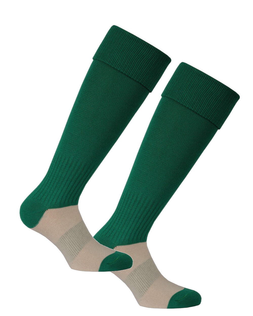 Dunlop Pedaci Calzettoni Calcio Socks Unisex Verde polipropilene made in italy
