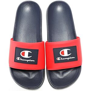 Champion Ciabatte Sandali Mare Piscina UOMO Rosso Nero Slide ARUBO