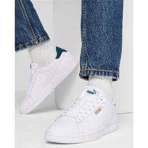 Puma Scarpe Sneakers UOMO court Smash V3 Bianco Verde petrolio