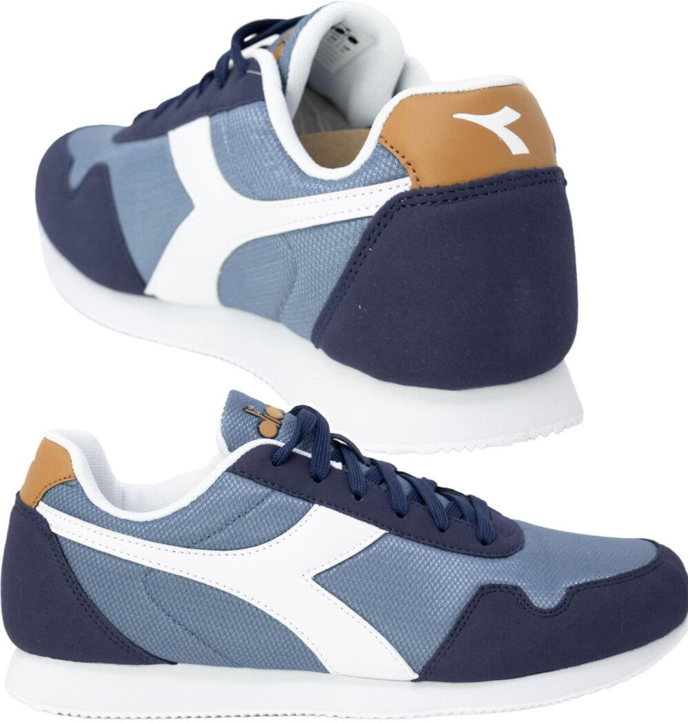 Diadora Scarpe Sneakers UOMO SIMPLE RUN Blu Tempo Libero