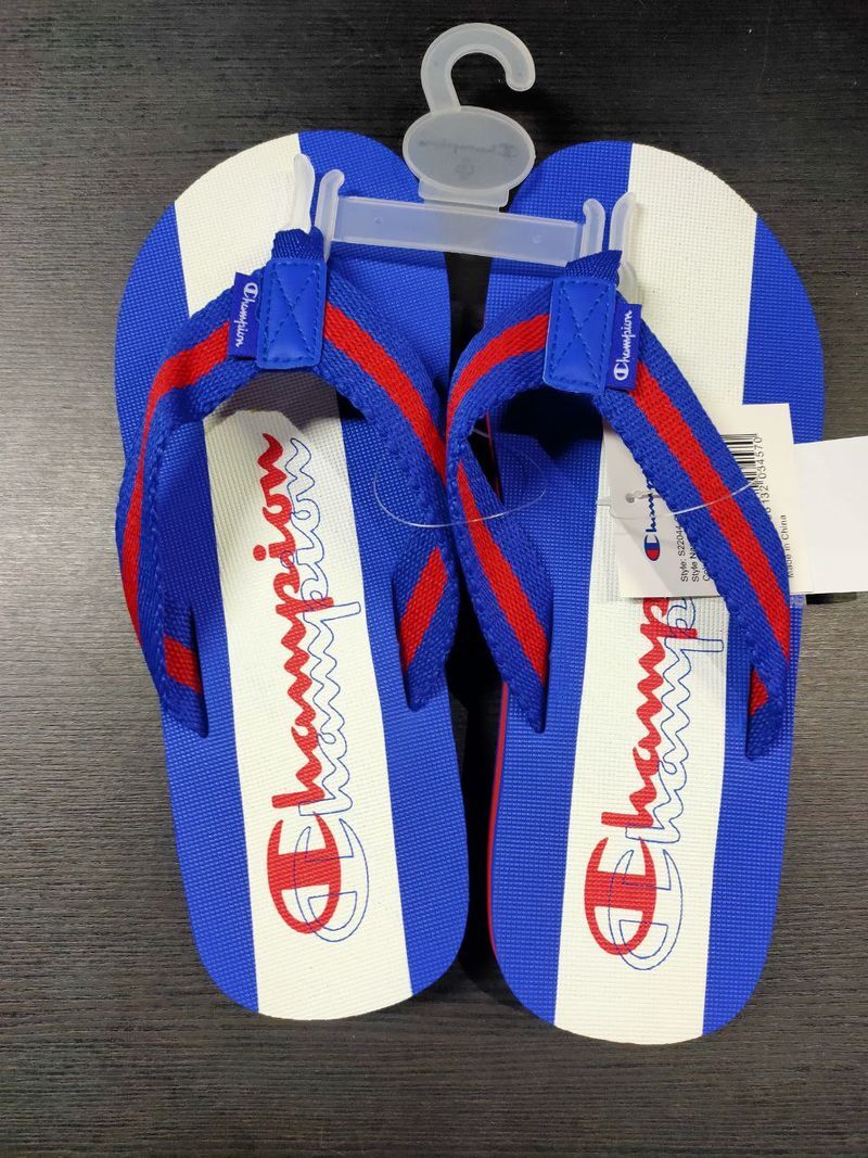 Champion Ciabatte Sandali infradito UOMO Azzurro WEB EVO Flip Flop Slipper