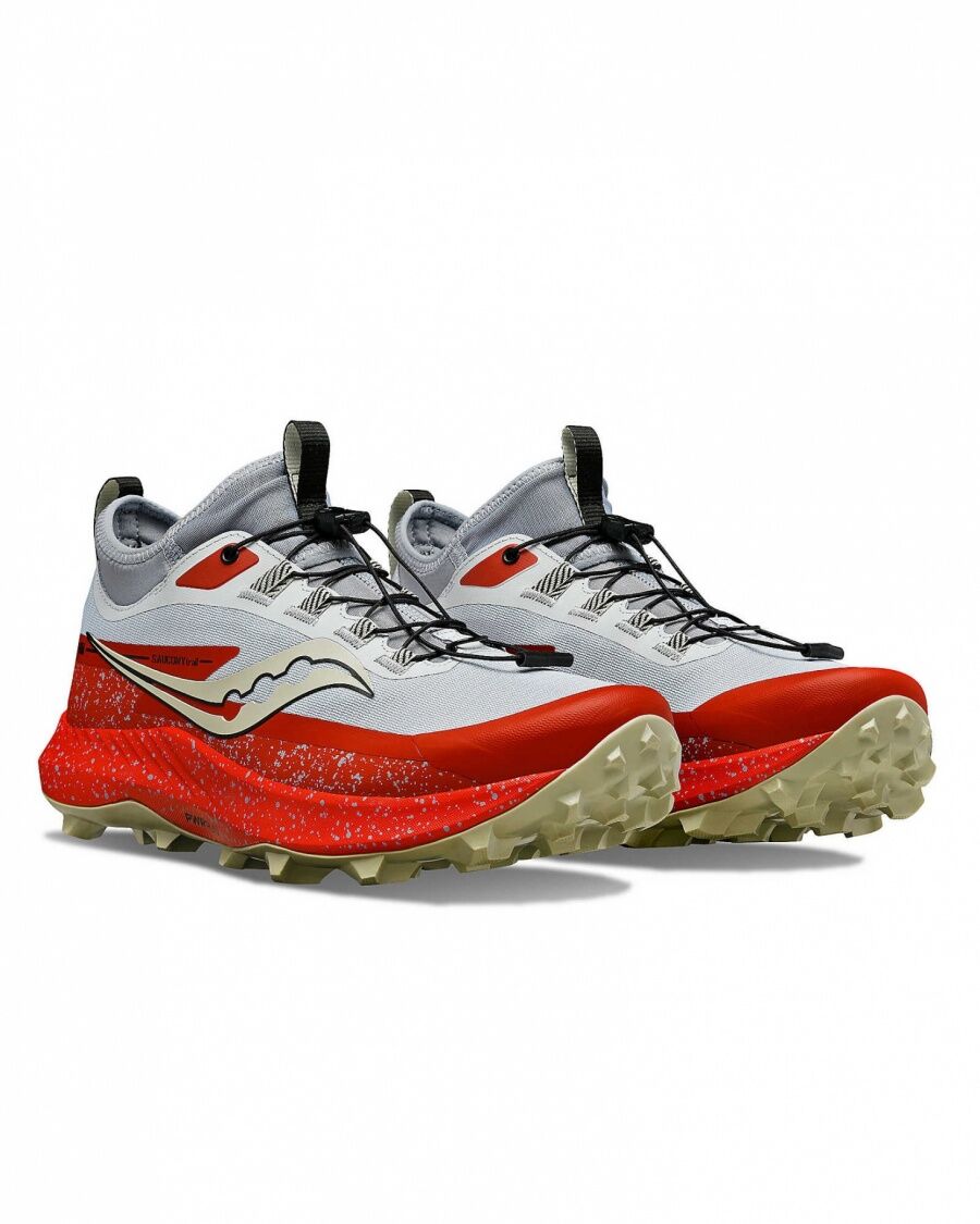 Saucony ScarpeTrail Running UOMO Peregrine 13 ST Bianco CLOUD PAPRIKA