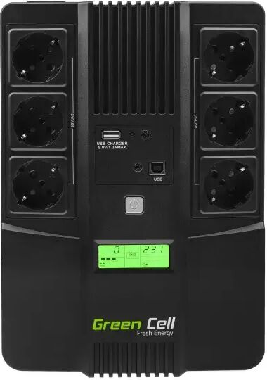 Green Cell Ups Gruppo Di Continuità Ups07 Ups Power Proof 800va 480w 9ah