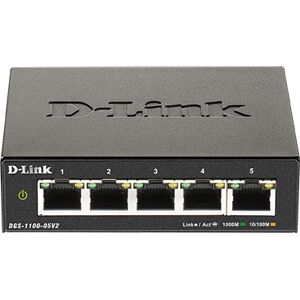 Switch D-Link Dgs-1100-05v2/e 5-Port Gigabit Smart Managed Desktop