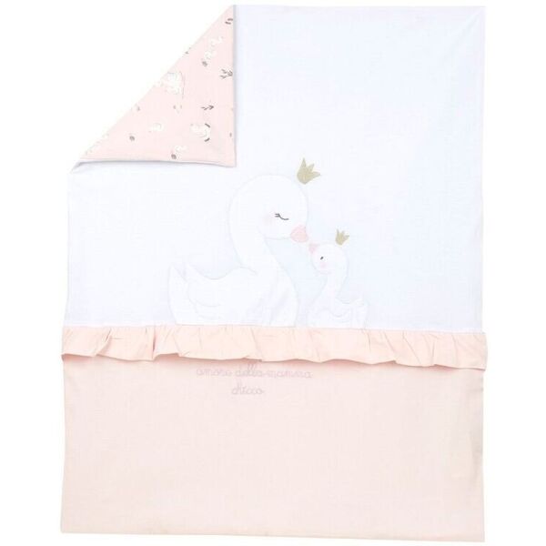 chicco copertina sfoderabile cotone con cigno neonata