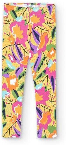 BOBOLI Legging In Cotone A Fantasia Floreale Bambina