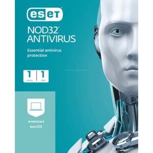 Eset NOD32 Antivirus PC MAC 1 Dispositivo 1 Anno