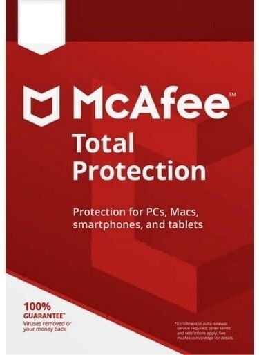 mcafee total protection pc mac1 dispositivo 1anno