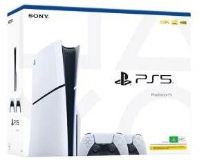 Sony PlayStation 5 Console 1TB Standard Slim Bianco + 2 DualSense Europa