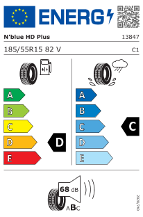 Nexen Pneumatico N'Blue HD Plus 185/55 R 15 82 V