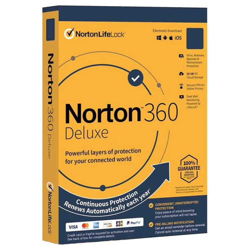 Norton 360 Deluxe 2024 - PC / MAC / ANDROID / IOS