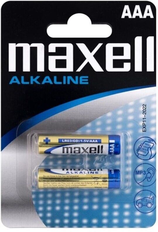 Maxell - Batteria Alcalina Aaa Lr03 Blister * 2