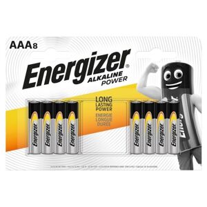 Energizer - Batteria Alcalina Potenza Aaa Lr03 8 Unit
