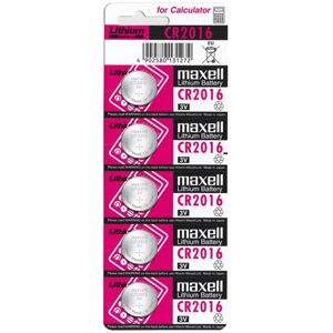 Maxell - Batteria Litio Cr2016 3v 5uds