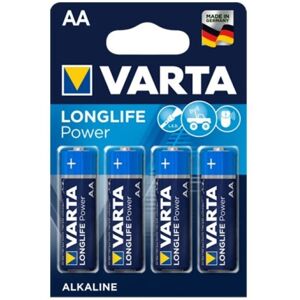 Varta - Longlife Power Batteria Alcalina Aa Lr6 4 Unità