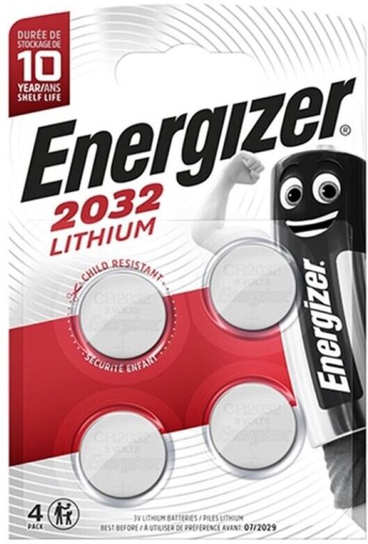 Energizer - Batteria Litio A Tasto Cr2032 3v 4 Unit